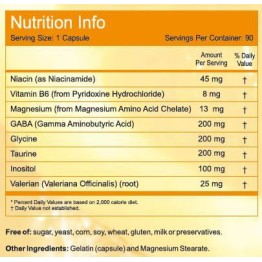 NOW FOODS TRUE CALM Amino Relaxer 90caps
